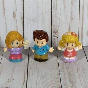 Fisher‎ Price Little People Figures 2 School Girls And A Boy Lot Of 3